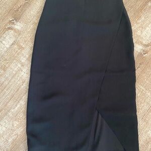 & OTHER STORIES Elegant Black High Waist Women's Skirt
